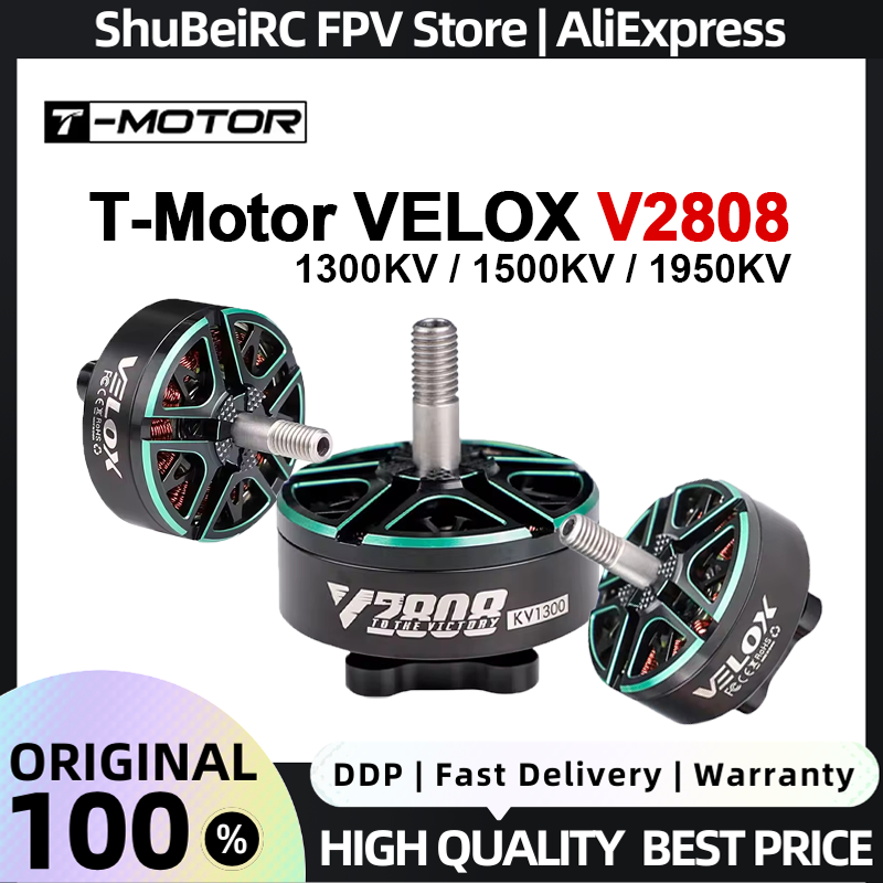 Walksnail Avatar Hd Goggles X - มอเตอร์ไร้แปรงถ่าน T-Motor VELOX V2808 1300kv 1500kv