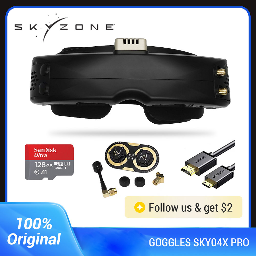 Skyzone Sky04X Pro Oled Fpv Goggles - แว่นตา FPV Skyzone SKY04X PRO 5.8GHz
