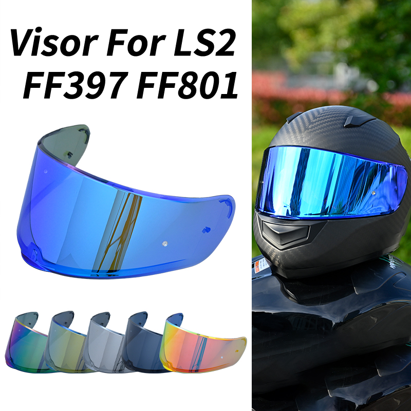 Walksnail Avatar Hd Kit V2 32Gb - กระบังหน้าสำหรับ LS2 FF397 FF801 หมวกกันน็อคกระบังหน้าใส/ควันเข้ม/เงิน/สายรุ้งสำหรับ LS2