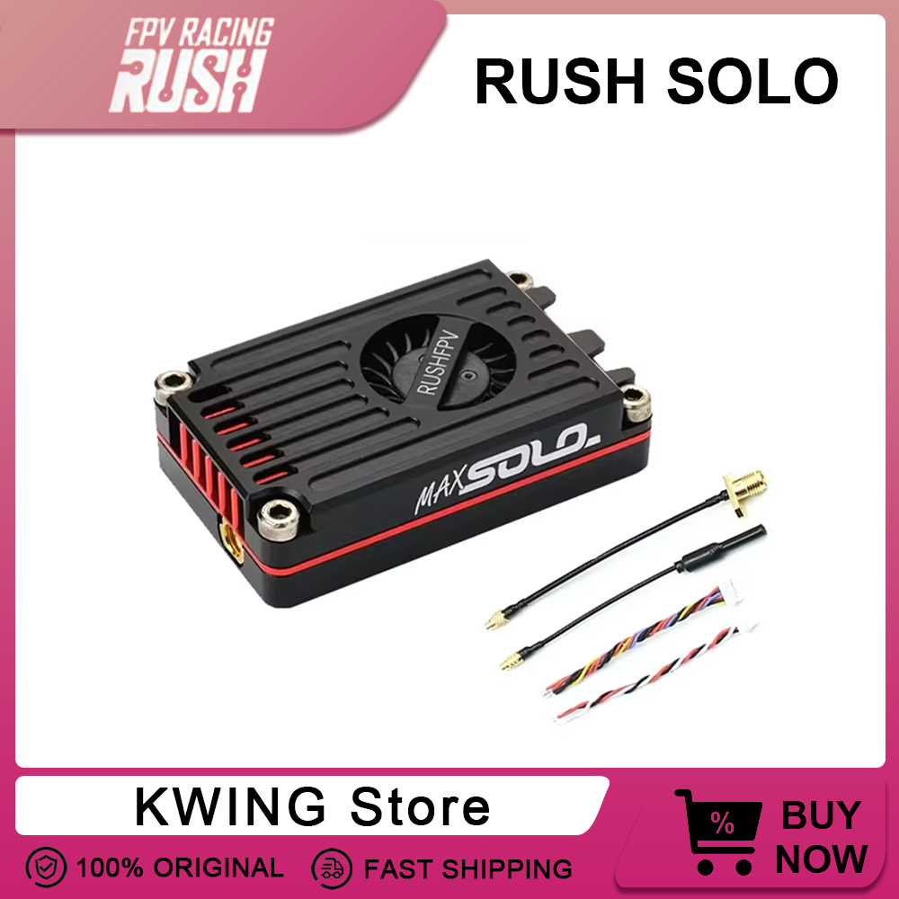 RUSH MAX SOLO 5.8GHz 2.5W VTX  - Rushfpv Rush Max Solo 5.8G 2.5W Vtx บทวิจารณ์และราคา