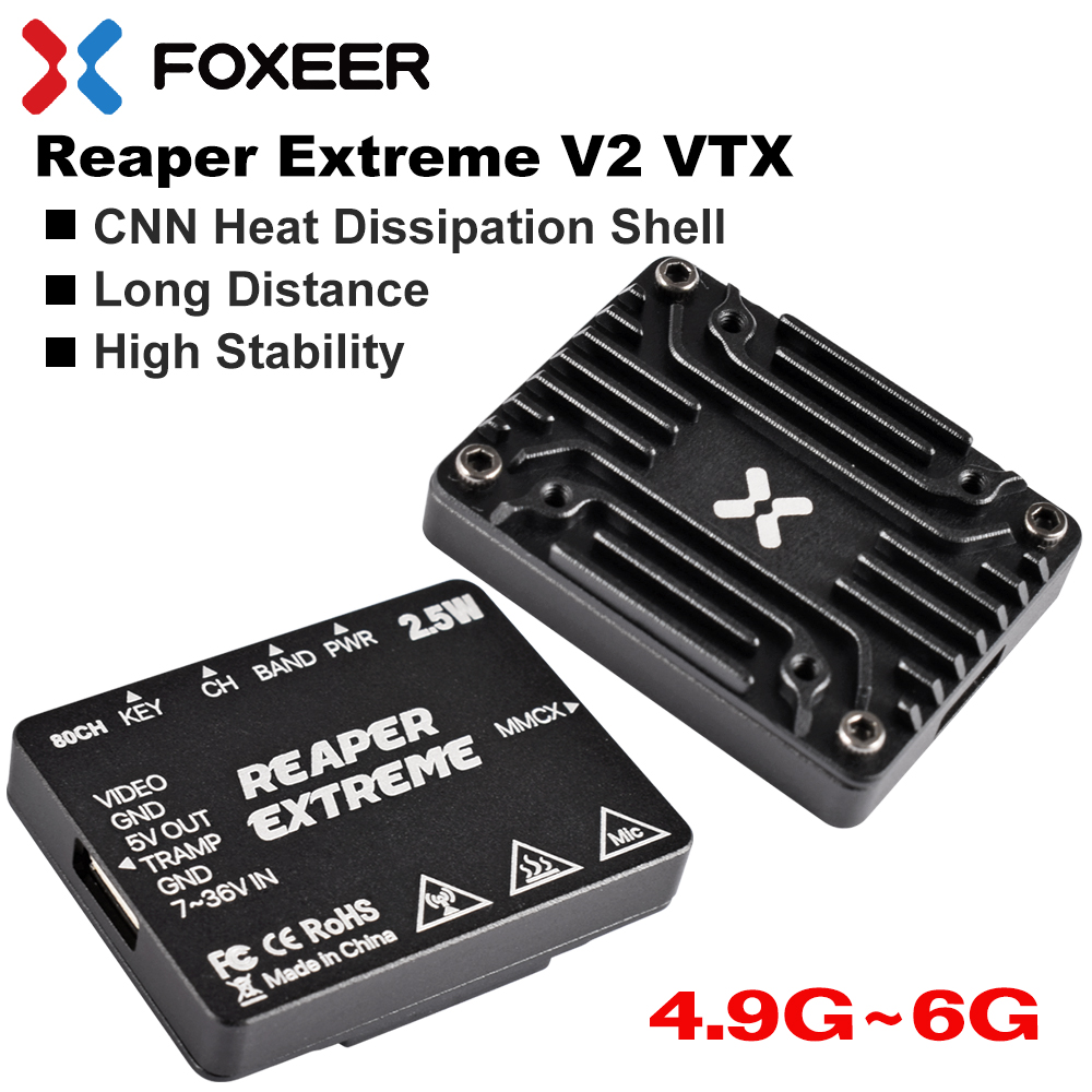 Foxeer 4.9-6G Reaper Extreme V - Foxeer Reaper Extreme 2.5W Vtx บทวิจารณ์และราคา