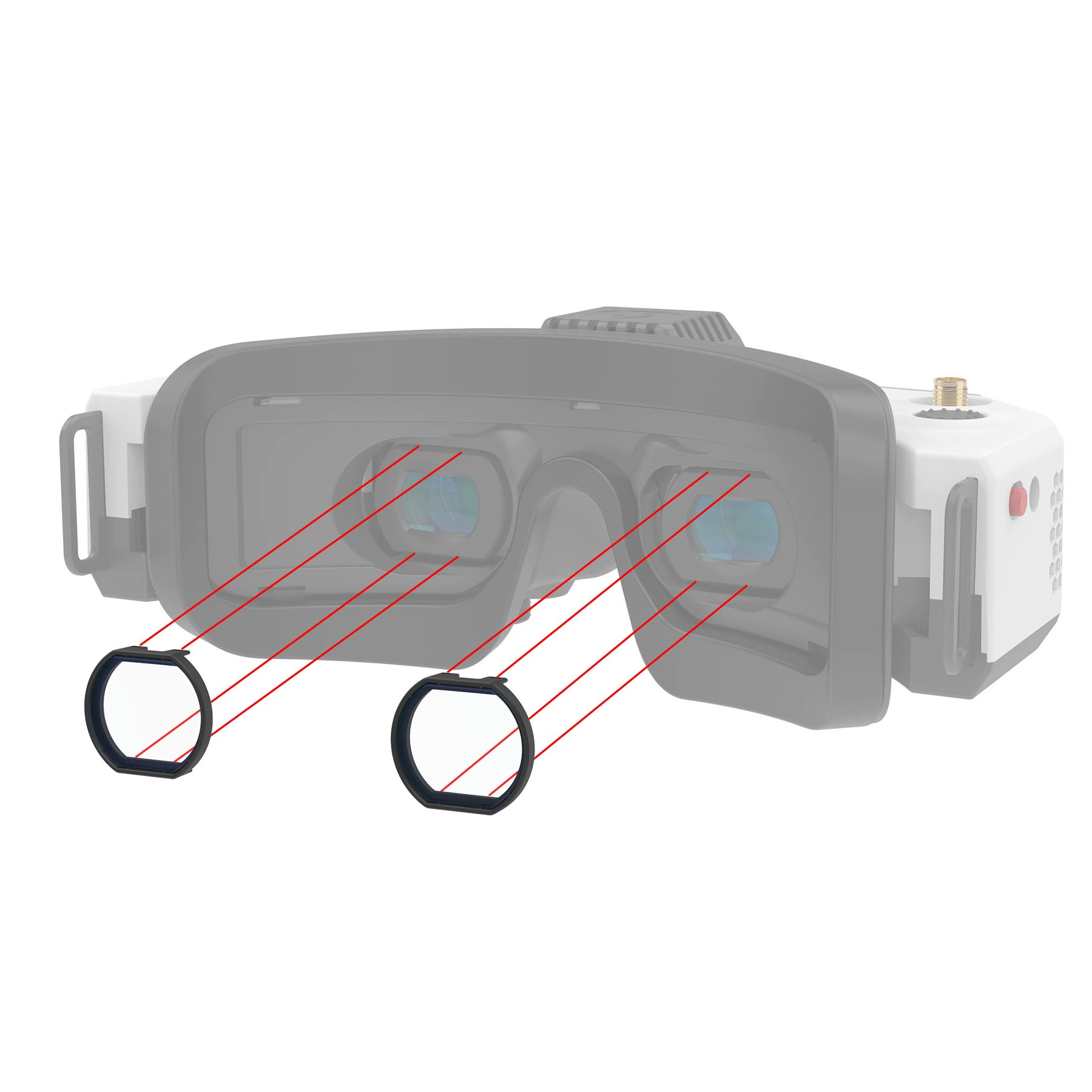 แว่นตา HDZero Goggles 2 FPV HD - Hdzero Goggles Digital Hd Fpv บทวิจารณ์และราคา