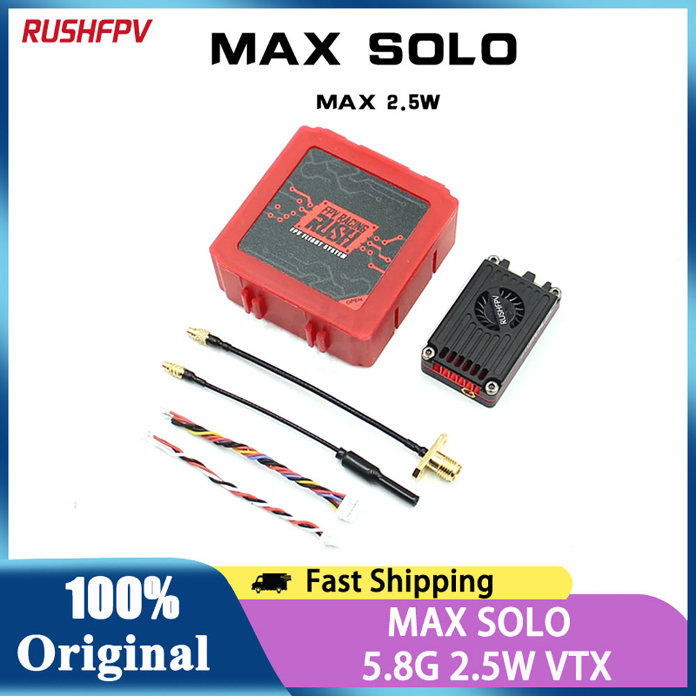 RUSHFPV RUSH MAX SOLO 5.8GHz 2 - Rushfpv Rush Max Solo 5.8G 2.5W Vtx บทวิจารณ์และราคา